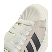 thumbnail: adidas Sportswear Streettalk Bold leren suède sneakers - ecru/zwart
