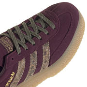 thumbnail: adidas Originals Handball Spezial Bold suède sneakers - donkerrood/zand