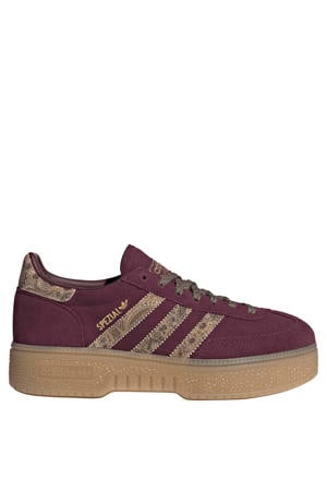 Handball Spezial Bold suède sneakers - donkerrood/zand