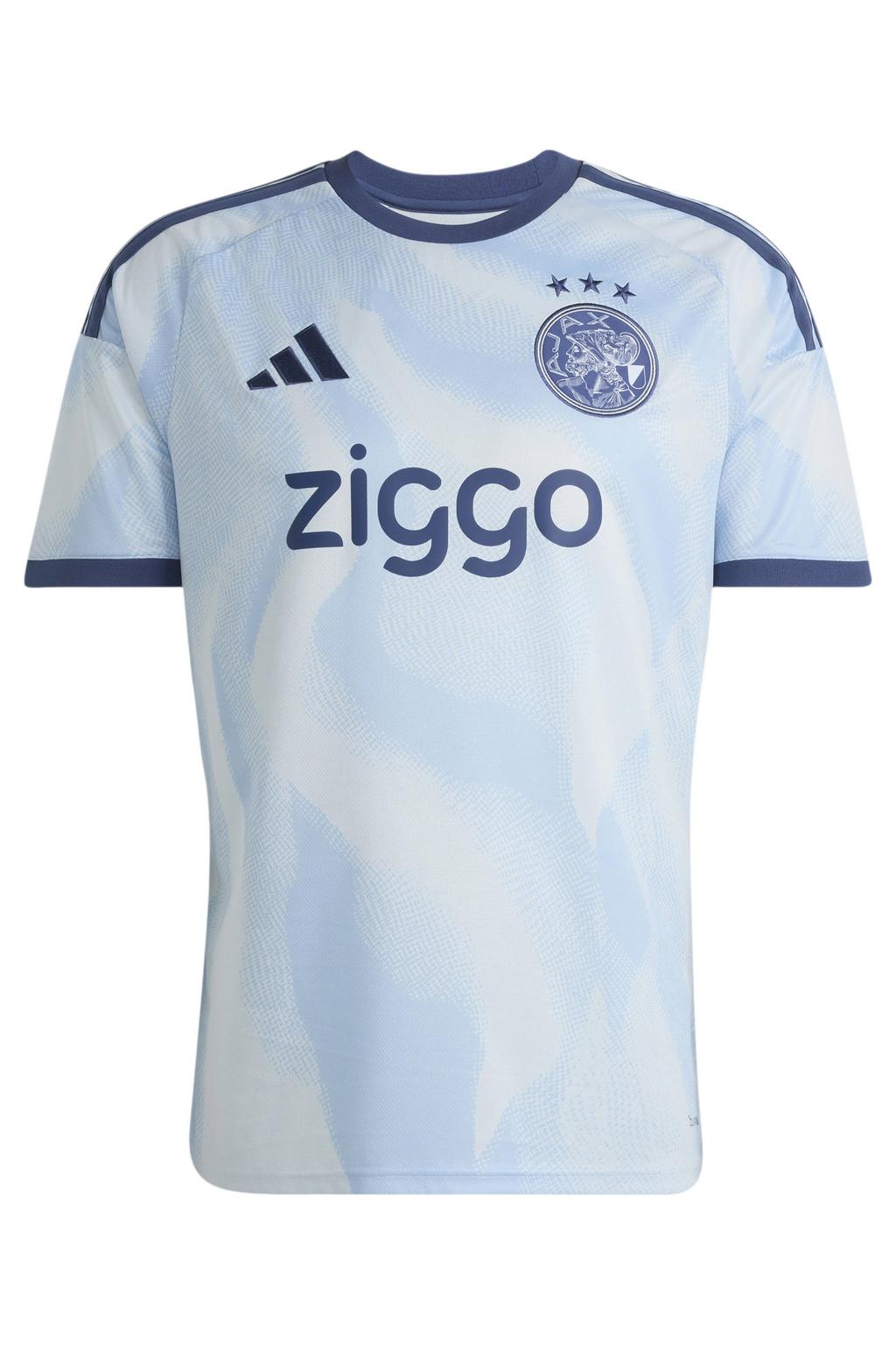 adidas Performance senior Ajax voetbalshirt - lichtblauw