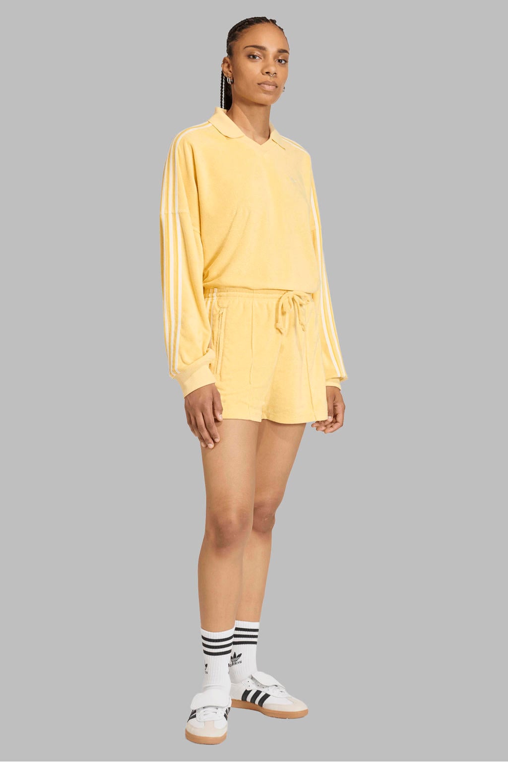 adidas Originals Terry Towel short geel/wit