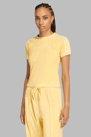 Terry Towel Cali T-shirt geel/wit