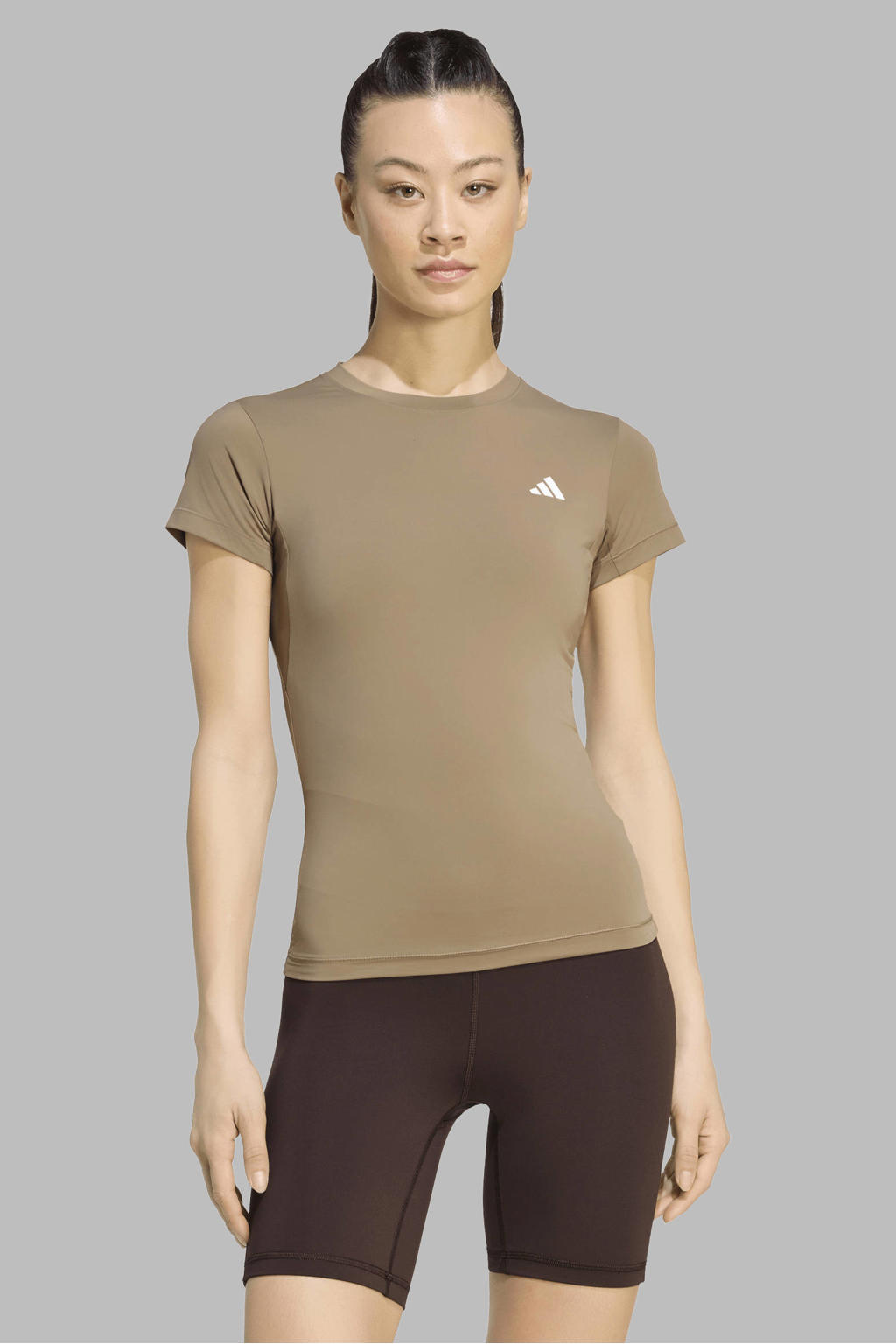 adidas Performance senior sportshirt beige