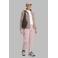 adidas Performance fleece outdoor vest met logo - bruin