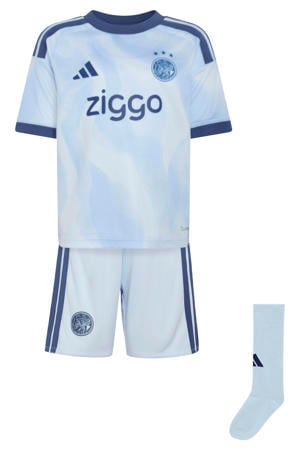 Junior Ajax Amsterdam miniset + sokken lichtblauw