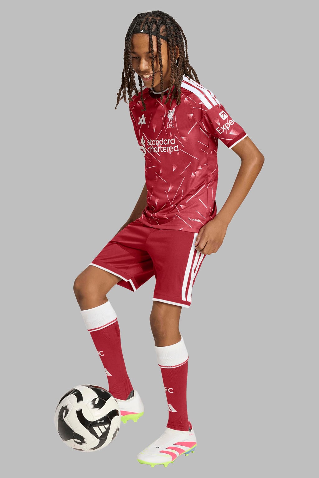 adidas Performance Junior Liverpool FC voetbalshort Thuis