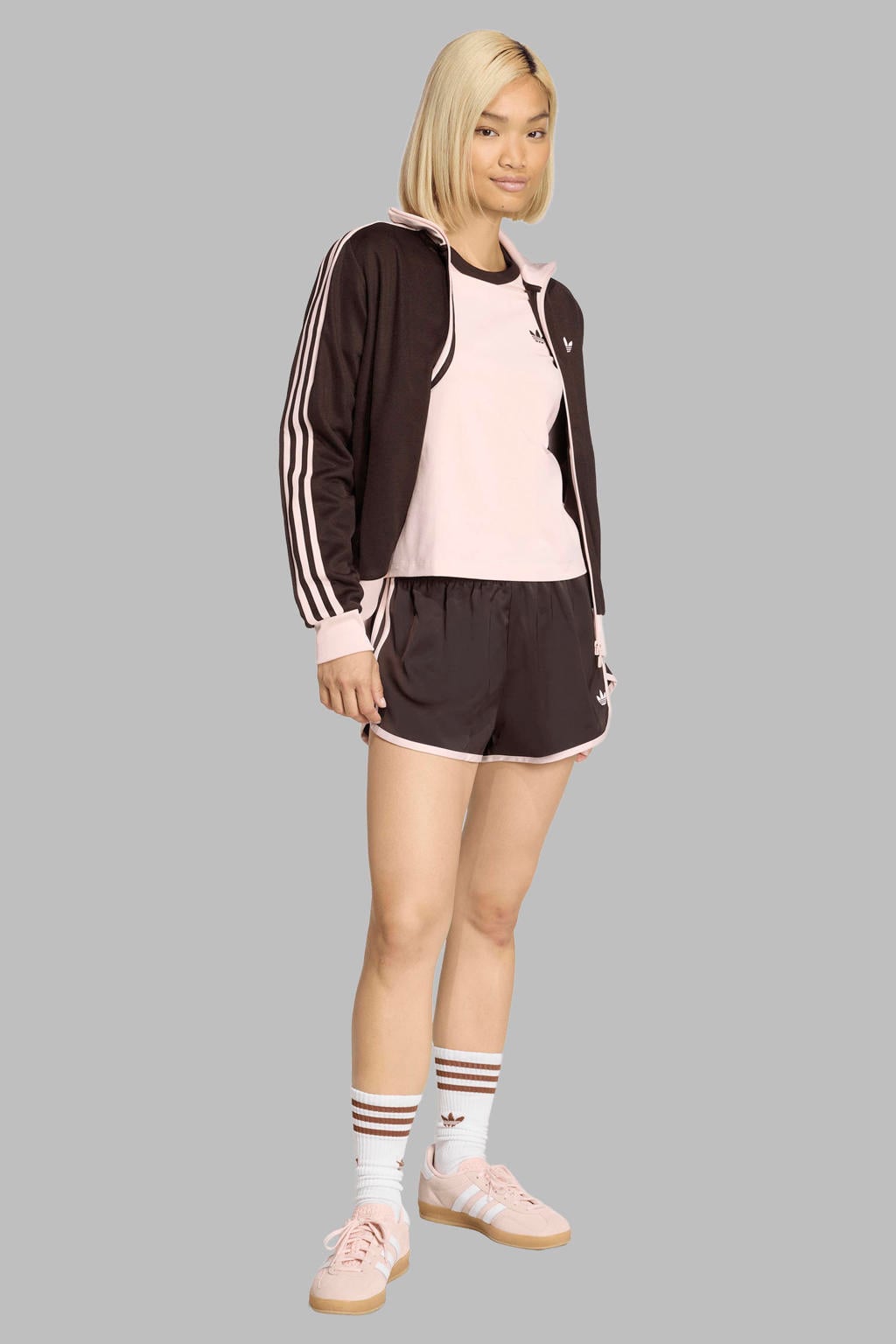 adidas Originals Cali T-shirt roze