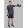 adidas Performance sportshirt zwart melange