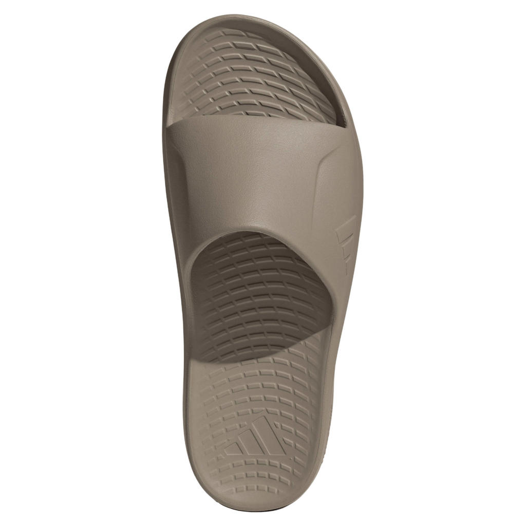 Zandkleurige unisex adidas Sportswear Lightshift badslippers van rubber