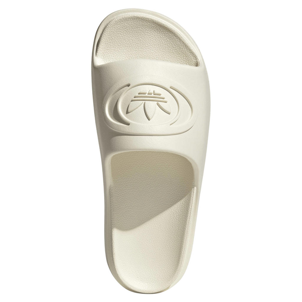 Ecru dames adidas Originals Campus badslippers van rubber