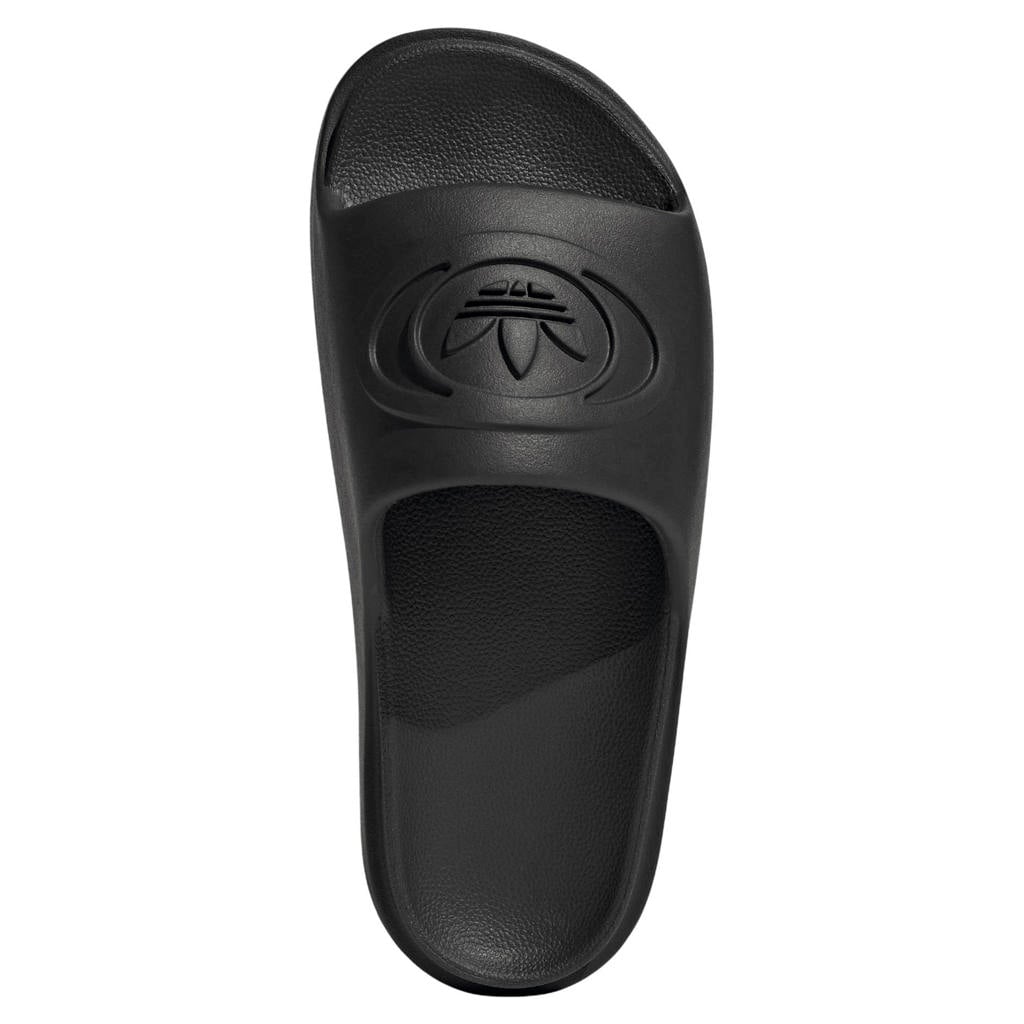 Zwarte dames adidas Originals Campus badslippers van rubber