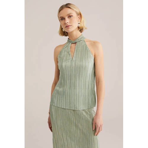 WE Fashion top lichtgroen afbeelding