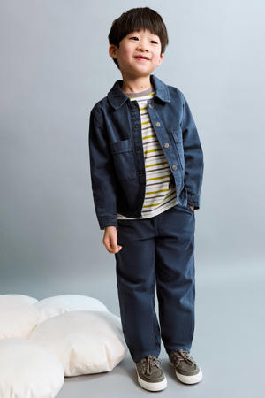 straight leg jeans donkerblauw