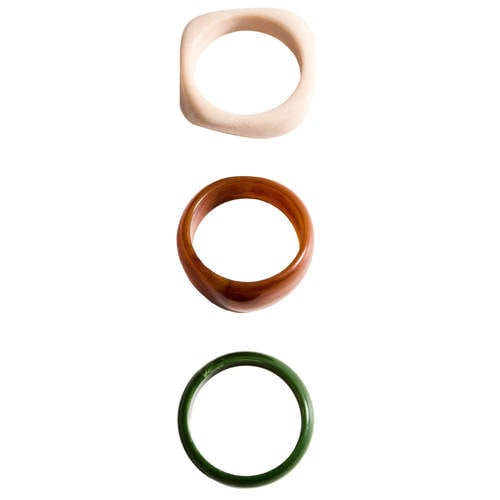 Mango armband - set van 3 multi afbeelding