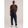 WE Fashion regular T-shirt donkerbruin