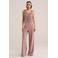 WE Fashion Straight jumpsuit lichtroze