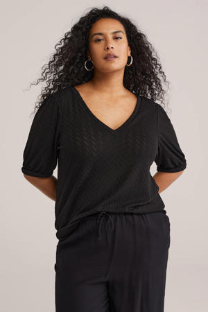 T-shirt zwart