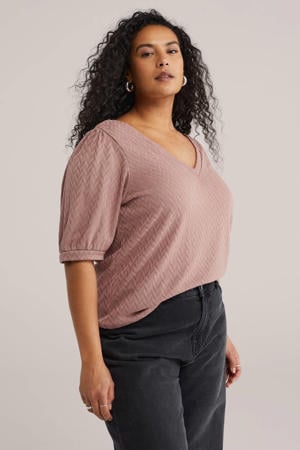 T-shirt oudroze