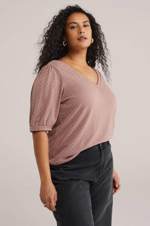T-shirt oudroze