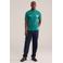 WE Fashion relaxed T-shirt met backprint groen