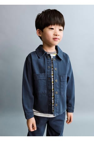 denim spijkerjas donkerblauw