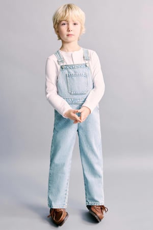 denim tuinbroek light blue denim