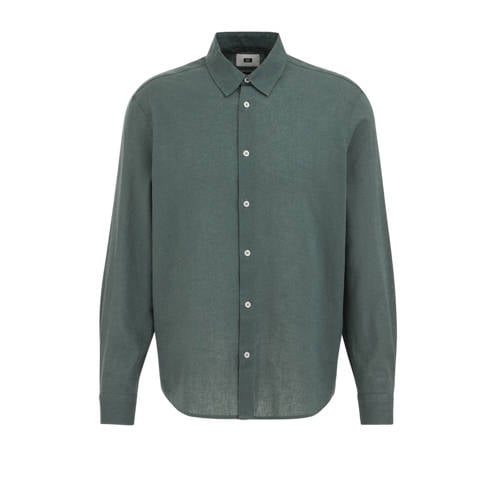 WE Fashion regular casual overhemd groen afbeelding