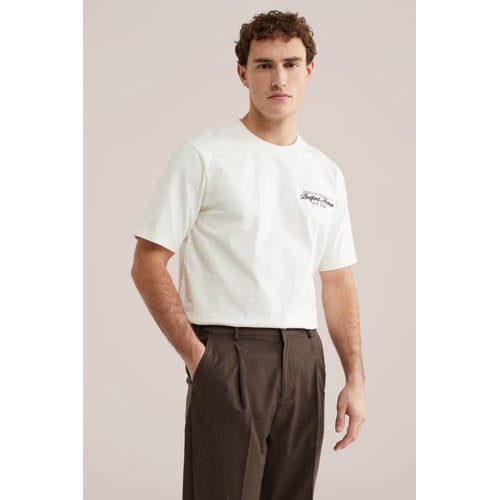 WE Fashion relaxed T-shirt wit afbeelding