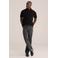 WE Fashion regular polo gebreid zwart