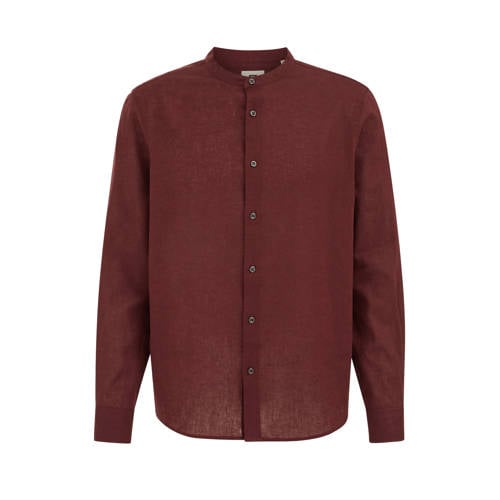 WE Fashion regular casual overhemd rood afbeelding