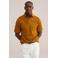 WE Fashion regular polo gebreid geel