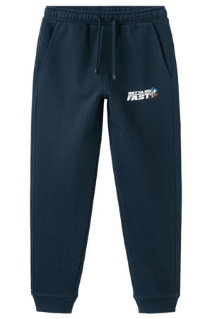 casual broek donkerblauw