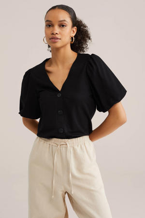 blouse zwart