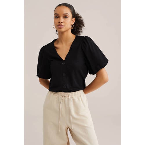 WE Fashion blouse zwart afbeelding