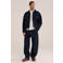 WE Fashion boxy gebreide polo - ivoor