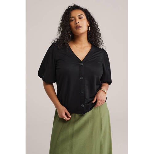 WE Fashion blouse zwart afbeelding