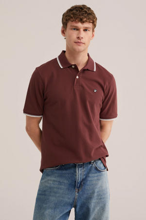 regular polo donkerrood