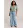 WE Fashion Curve blouse lichtgroen