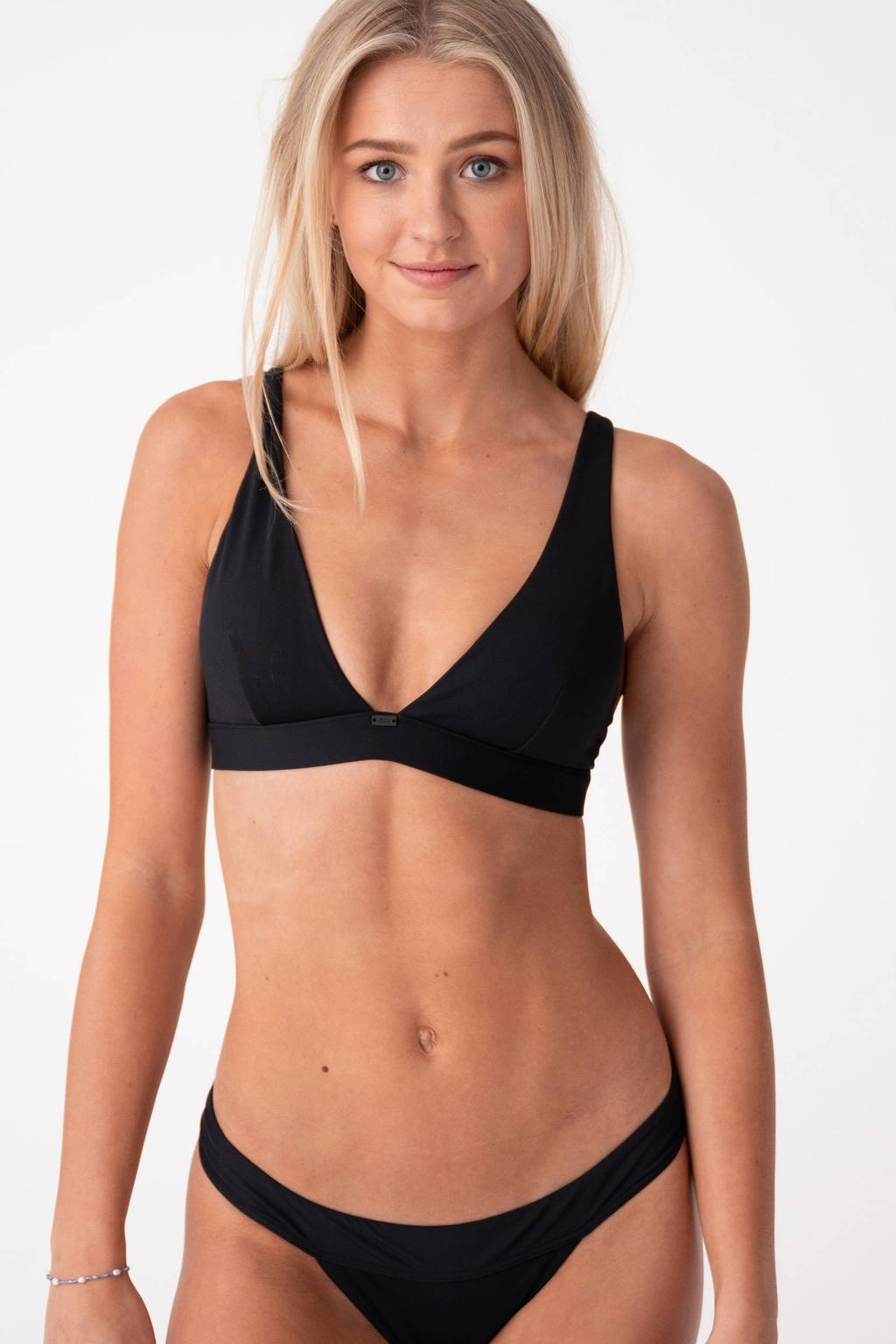 Sam Friday voorgevormde triangel bikinitop Flood zwart