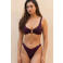 Sam Friday voorgevormde push-up bikinitop Swash donkerrood