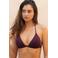 Sam Friday voorgevormde triangel bikinitop Jessie donkerrood