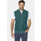 Babista katoenen gebreid vest Plus Size - petrol
