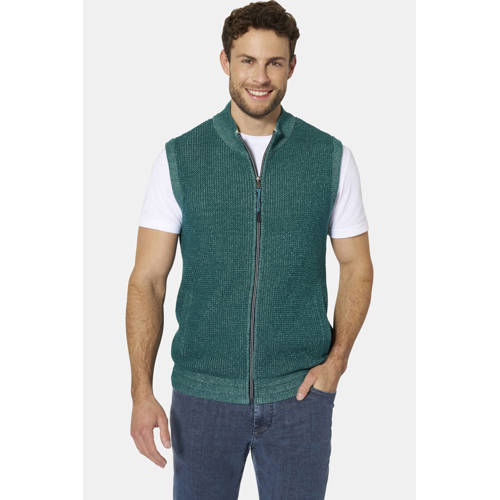 Babista vest gebreid VAVINO petrol afbeelding