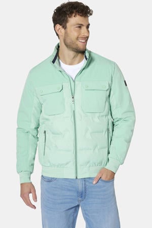 gewatteerde jas Plus Size - mintgroen