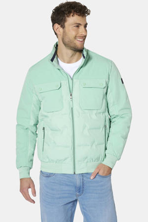 gewatteerde jas Plus Size - mintgroen