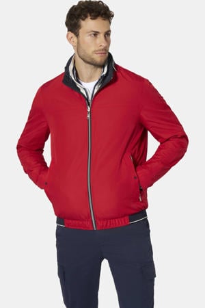 tussenjas Plus Size - donkerblauw/rood