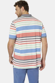 thumbnail: Babista regular fit gestreepte polo Plus Size - meerkleurig