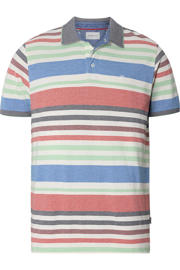 thumbnail: Babista regular fit gestreepte polo Plus Size - meerkleurig