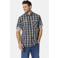 Babista regular fit geruit overhemd Plus Size - donkerblauw