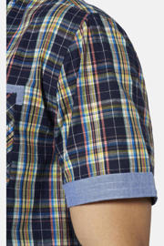 thumbnail: Babista regular fit geruit overhemd Plus Size - donkerblauw